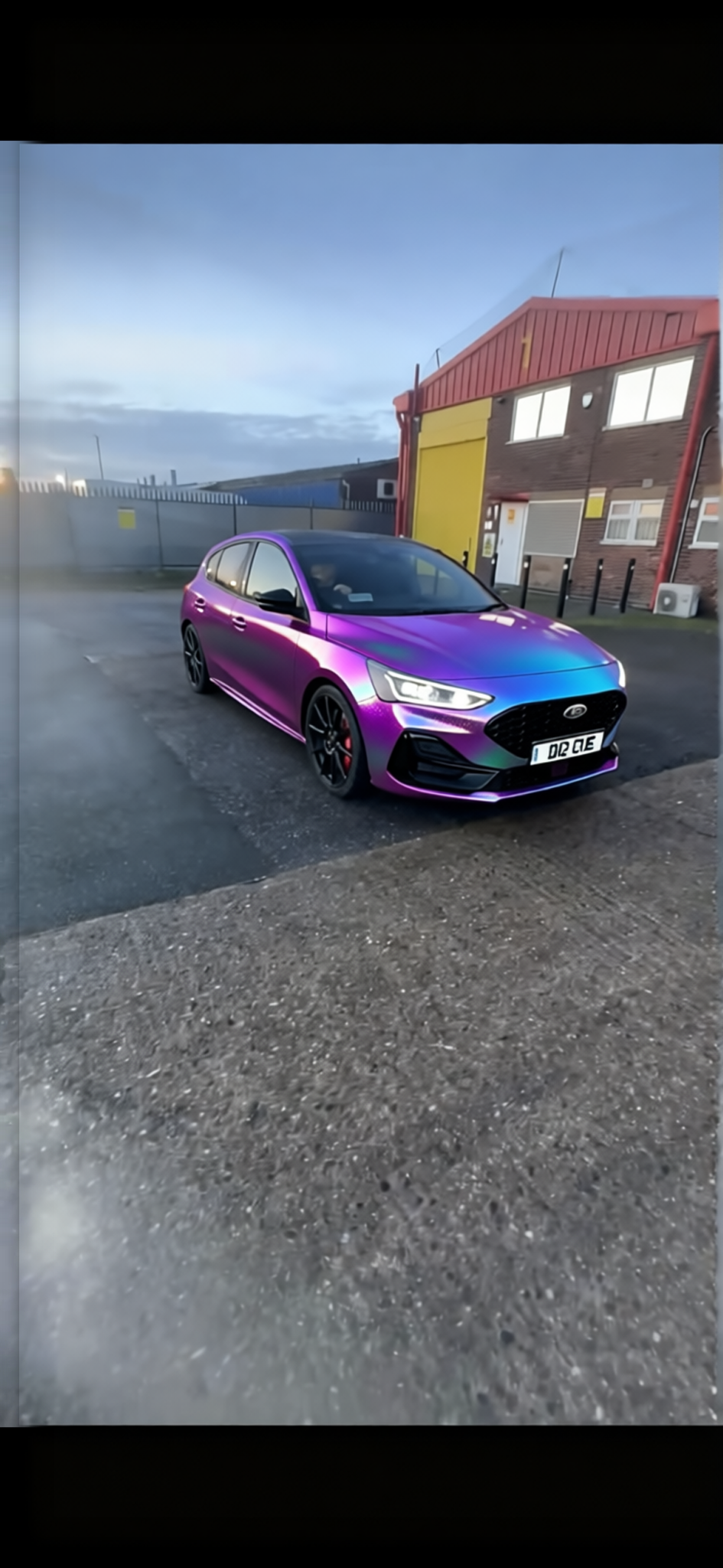 Ford Focus rendered in Super Gloss Spectrum gloss wrap